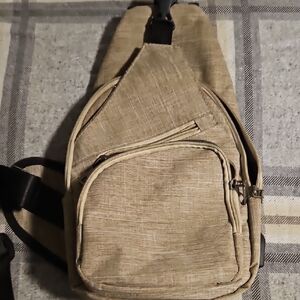 Tan Sling Bag